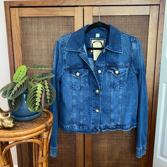 MICHAEL Michael Kors Jackets & Blazers - Michael Kors • Rivera Dark Wash Jean Jacket • NWT